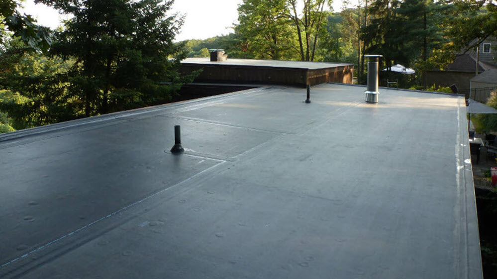 EPDM Rubber Membrane Roofing Walled Lake